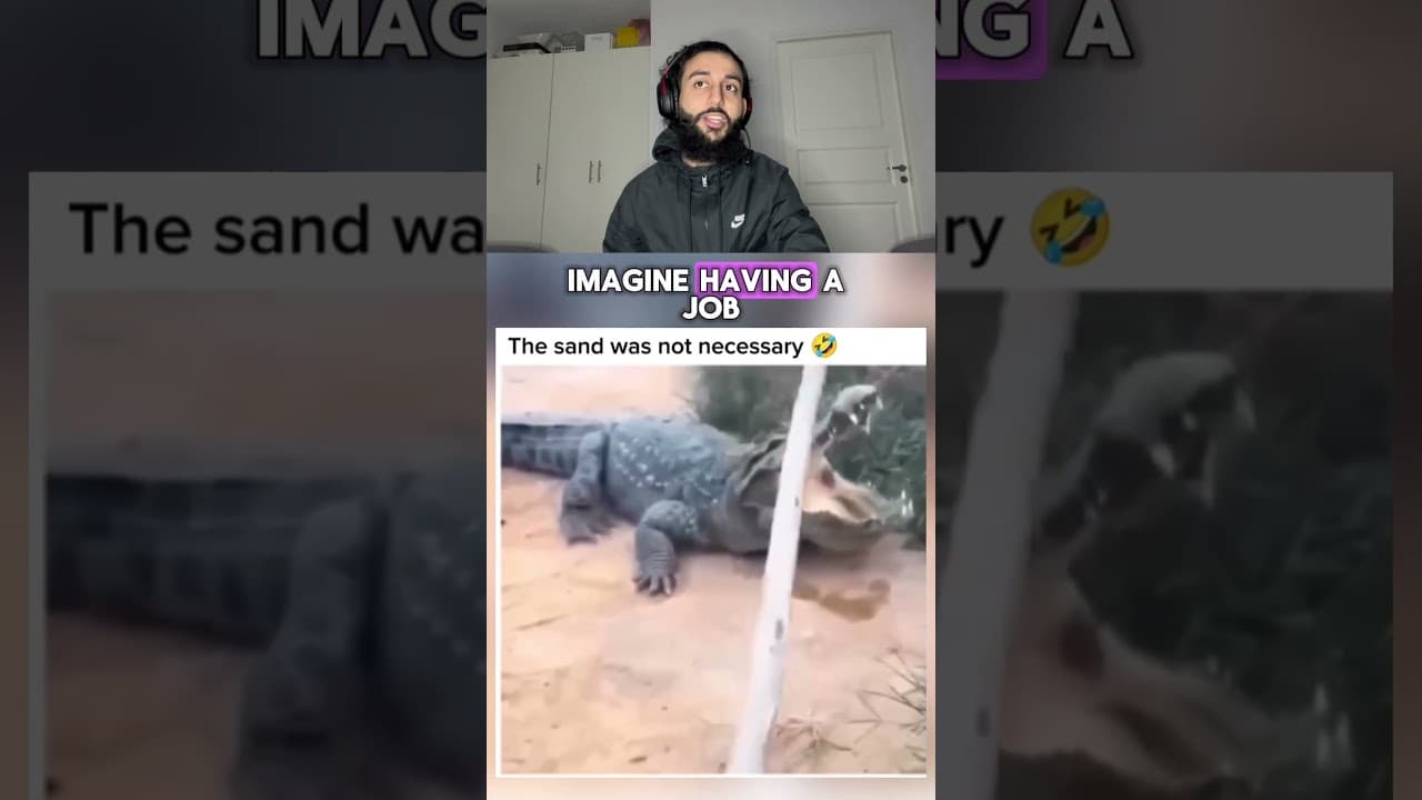 The sand was NOT necessary😭