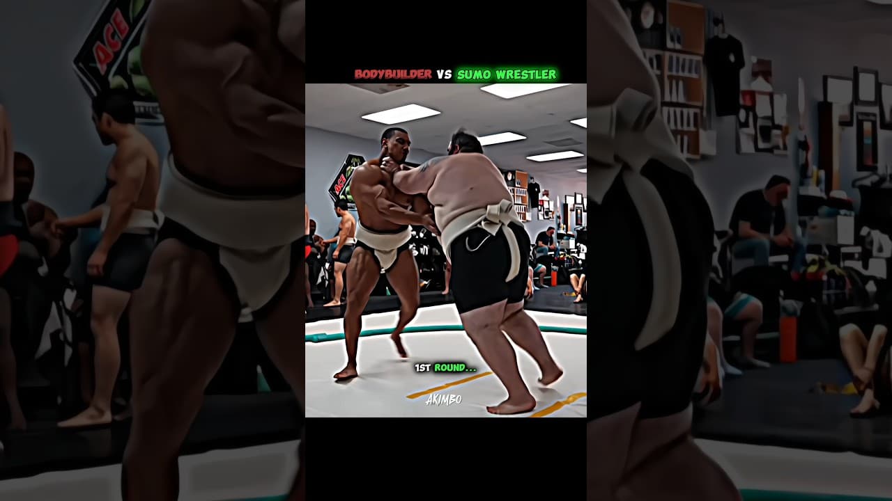 😱STRONGEST BODYBUILDER VS SUMO WRESTLER FIGHT🔥