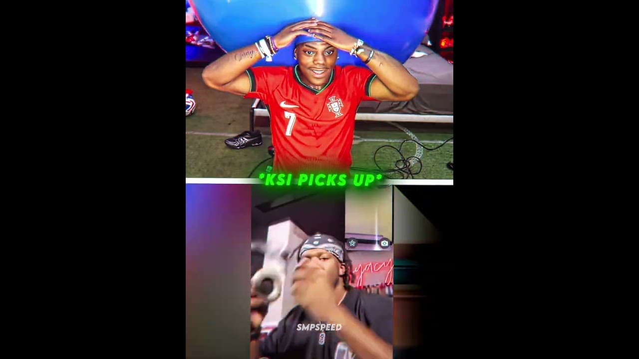 KSI’s forehead is genuinely enormous 😭😂