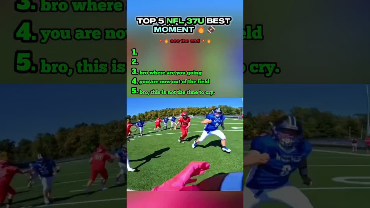 top 5 nfl football 37u moment #nfl #nflfootball #viral #viralvideo #football #shorts #moments