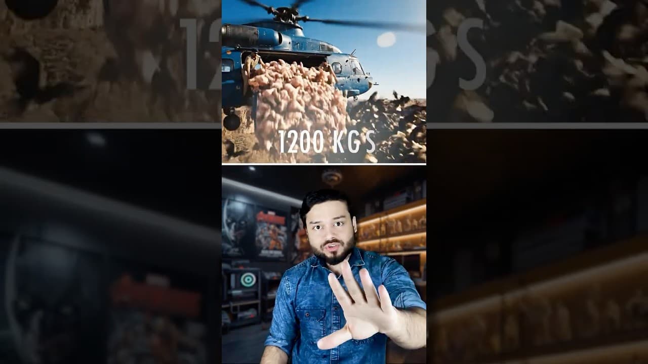 WAIT… Why Indian Military is THROWING 1,200 KG CHICKEN From Sky On Republic Day? #shorts