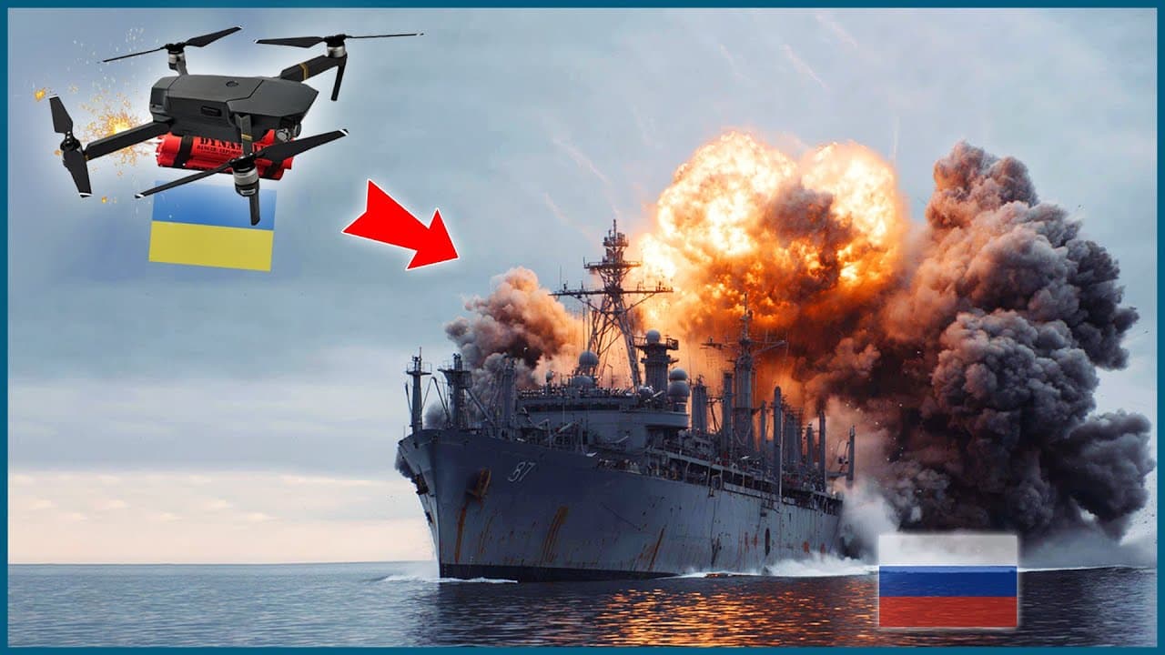 Ukraine Waited for Russian Commanders to Celebrate - Then Blew Up Russia’s Floating Fortress