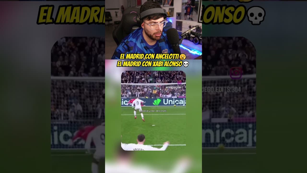 Un gran cambio😂 #realmadrid #barcelona #ancelotti #laliga #lacobra #davooxeneize