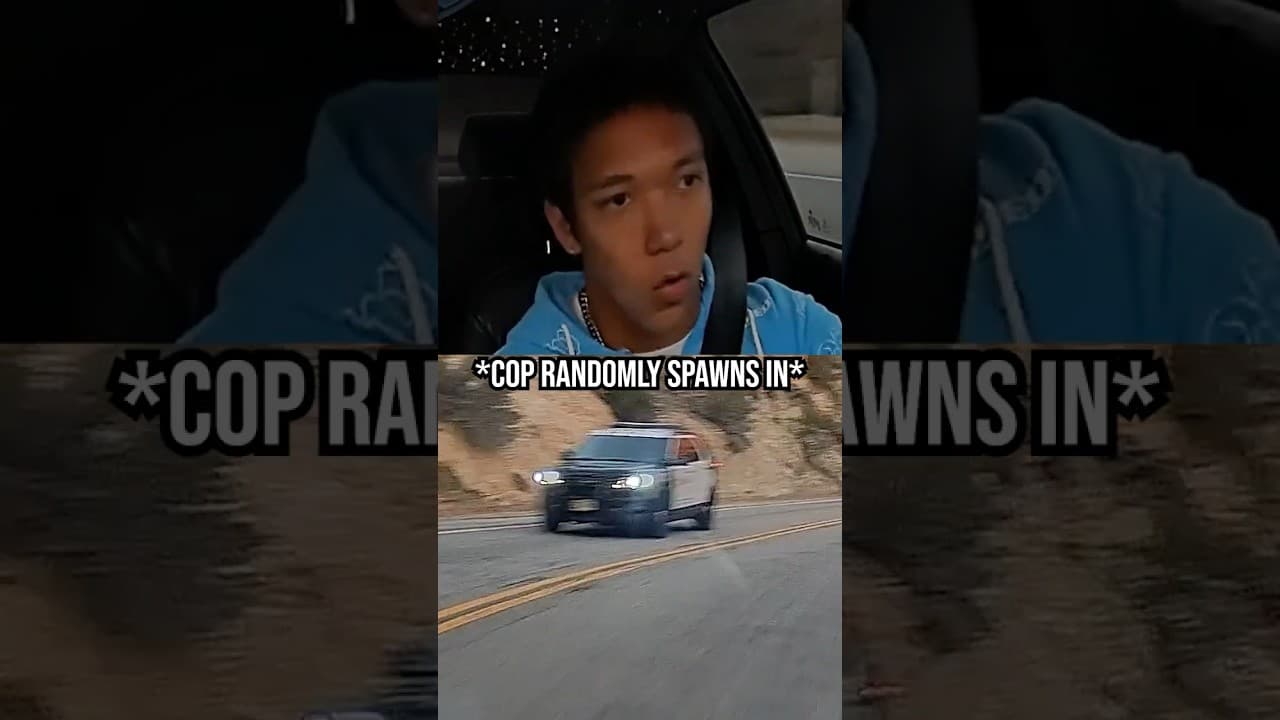 COP SHOWED UP AT THE WORST TIME 😭 #M240i #B58 #dashcam #dashcamvideos #police #cops #funny