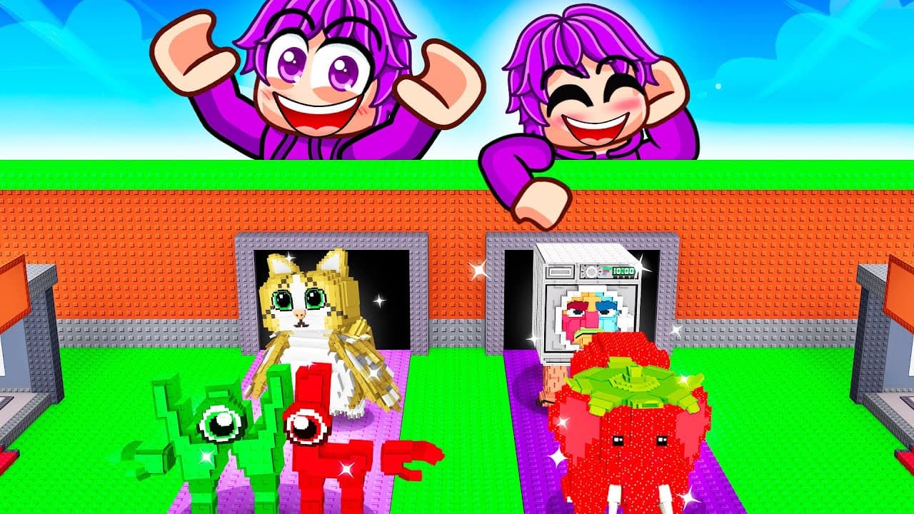 I used ∞ LUCK on TWO ROWS in ADMINS SERVER in Steal a Brainrot