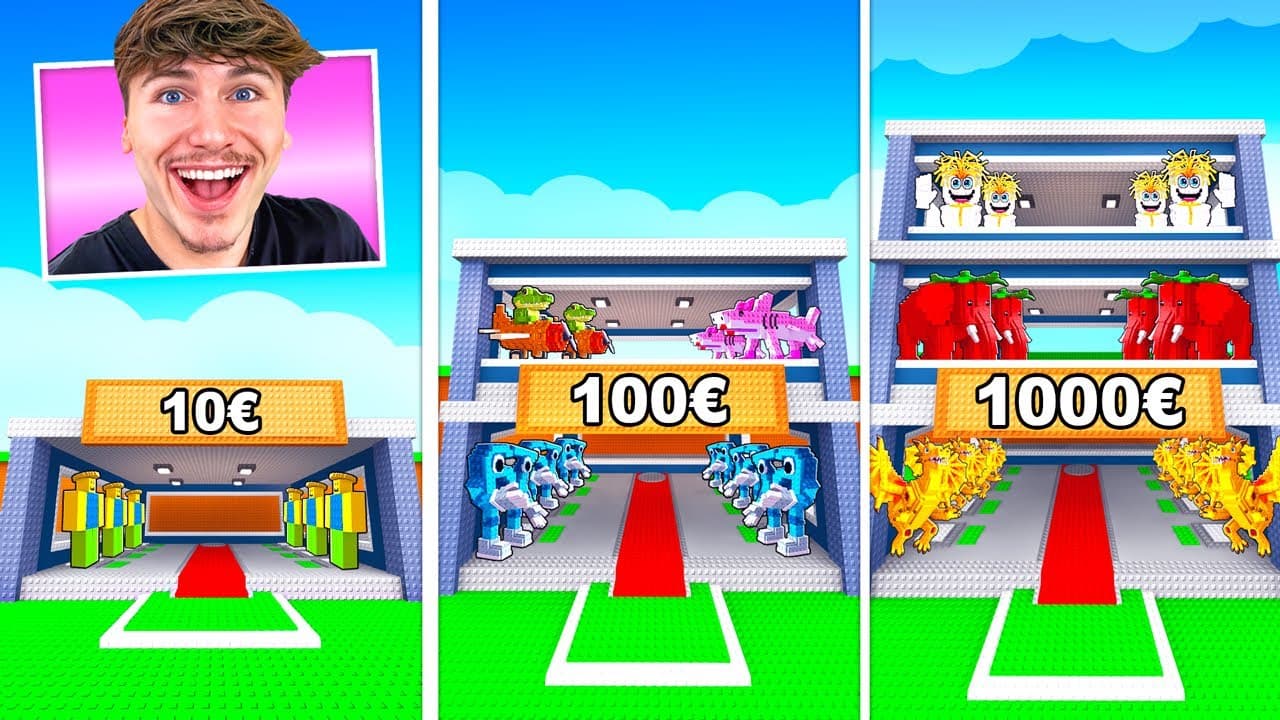 J’AI ACHETÉ 10€ Vs 100€ Vs 1000€ DES COMPTES BRAINROTS !!