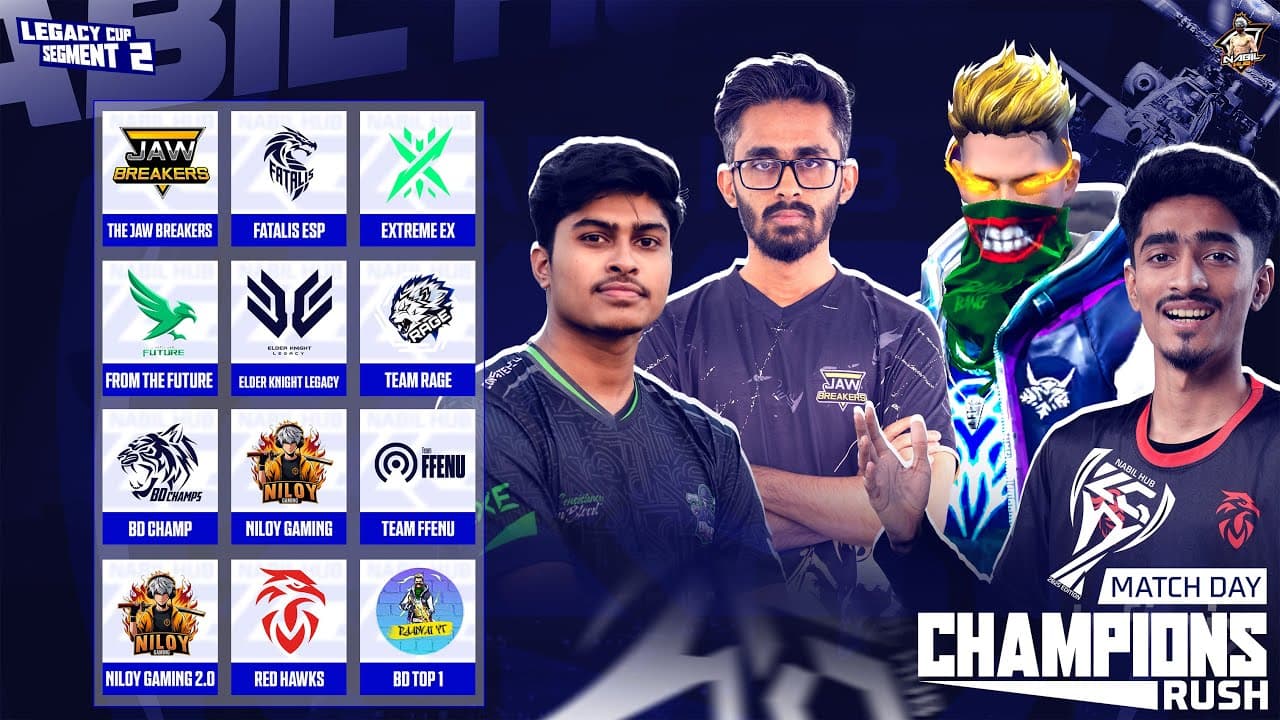 [🔴LIVE] NABIL HUB LEGACY CUP-2025 | CHAMPION RUSH | BRING BACK YOU LEGACY |FT@Flickerz7@raadvaiyt829