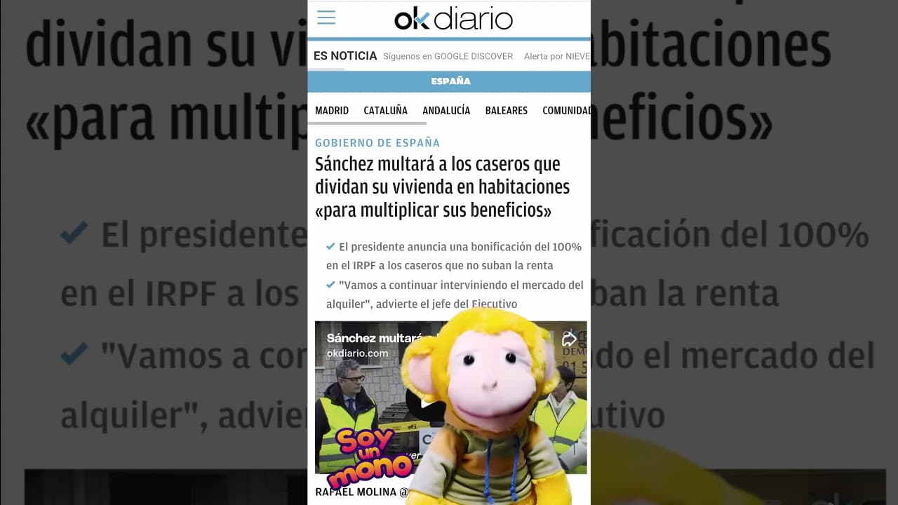 DOS NOTICIAS QUE SE ENTIENDEN MEJOR JUNTAS: 75 #sanchez #caseros #multa