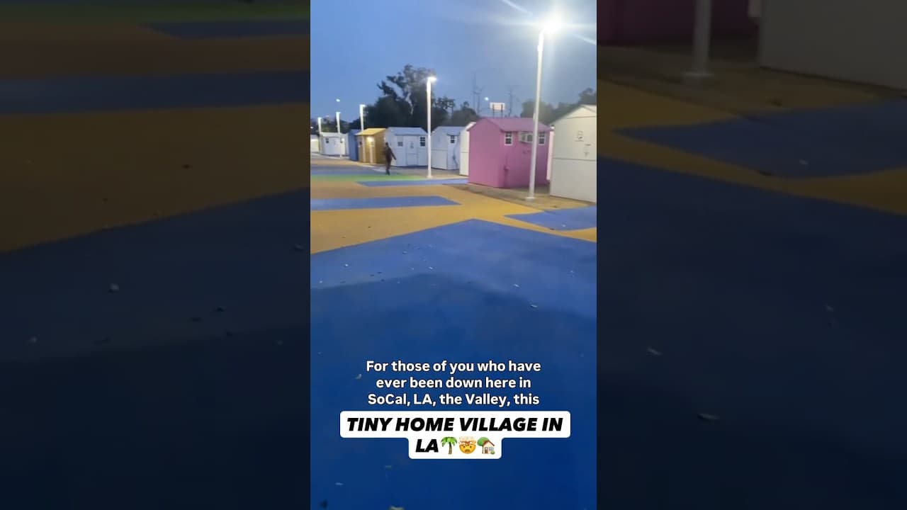 A Community Built an Entire Tiny Home Village for the Homeless Before Winter 🏘️❤️