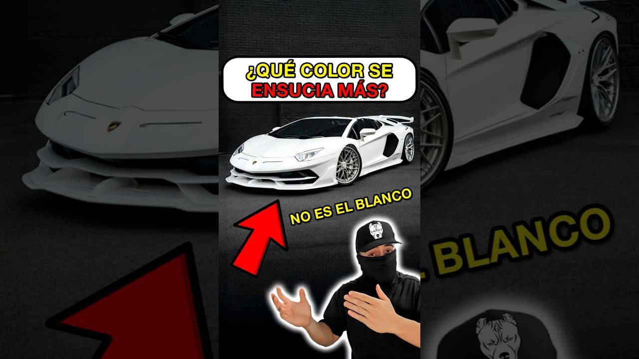 ¿CUÁL ES EL COLOR de COCHE que MÁS se ENSUCIA? 😅