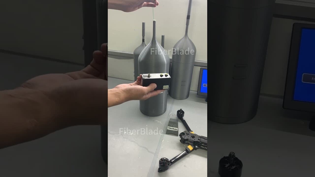 Optical fiber reel capable of crossing strait#FiberBlade #reel #coil #fpv #Optical fiber UAV