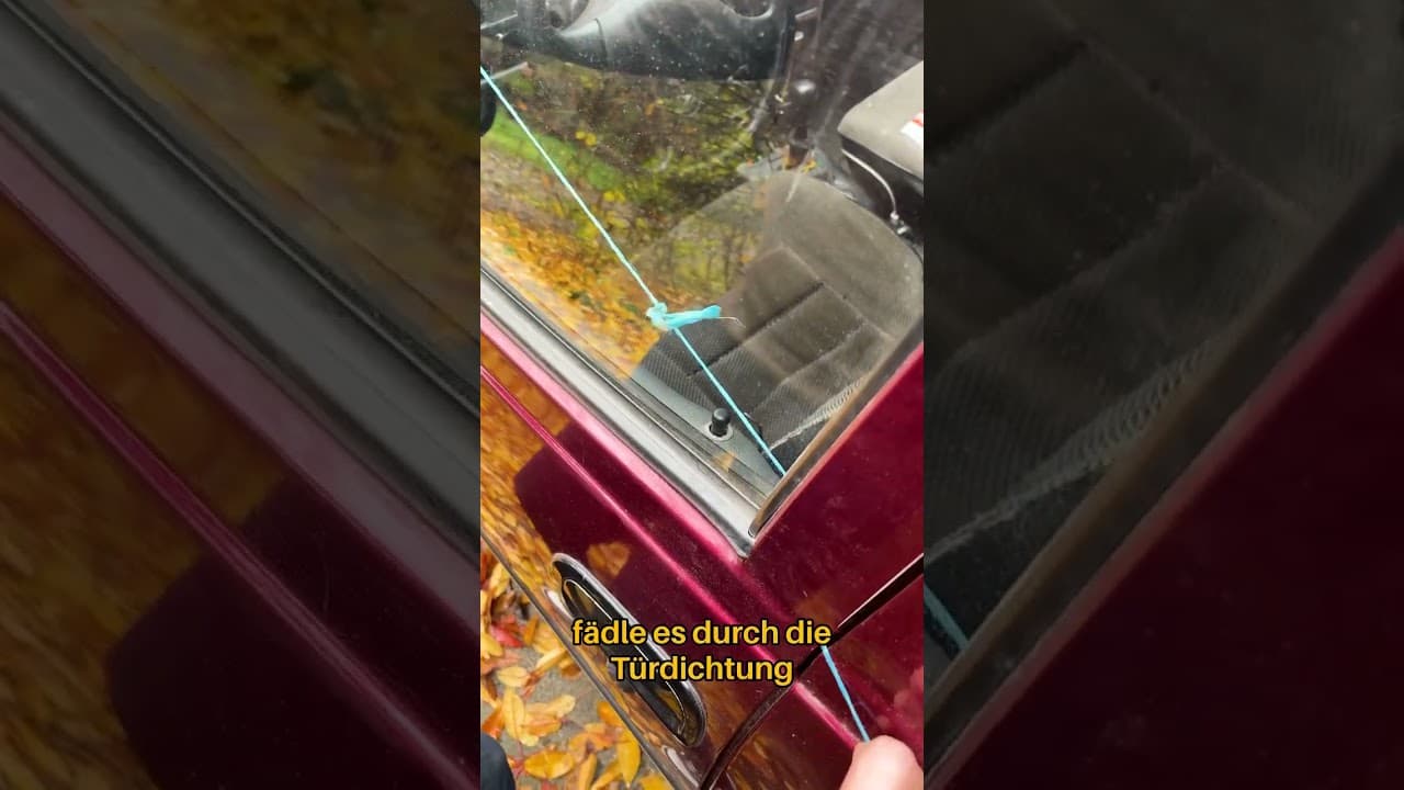 Auto Notöffnung: Der schnelle Trick