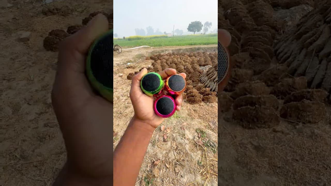 Mini speaker dropping throw jumping testing