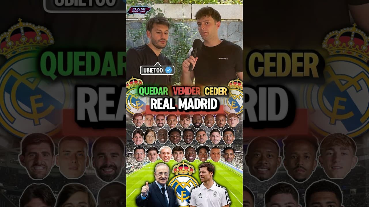 Te lo QUEDAS, VENDES o CEDES REAL MADRID con Ubieto #RealMadrid #Football #Fichajes #Opinion