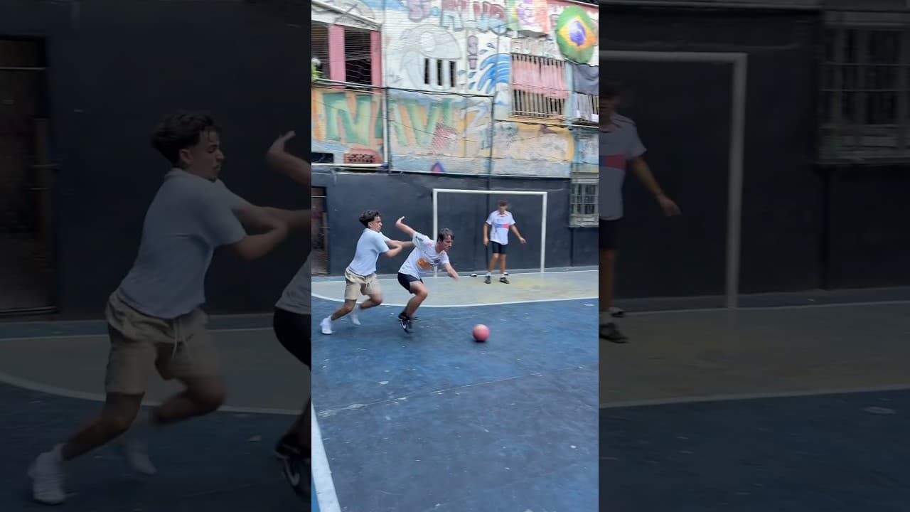 FIFA Street in Real Life! Balling in the Favelas in Rio, Brazil 🇧🇷 #streetpanna