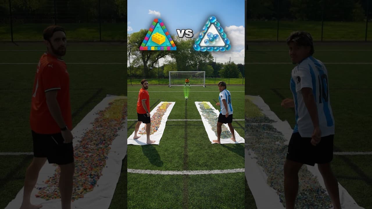 Lego vs Marbles Penalty!