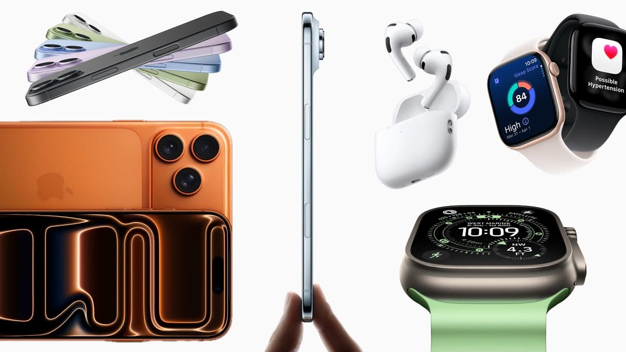 Apple stellt iPhone Air, 17 Pro, Apple Watch Series 11, Ultra 3, AirPods Pro 3 & mehr vor...