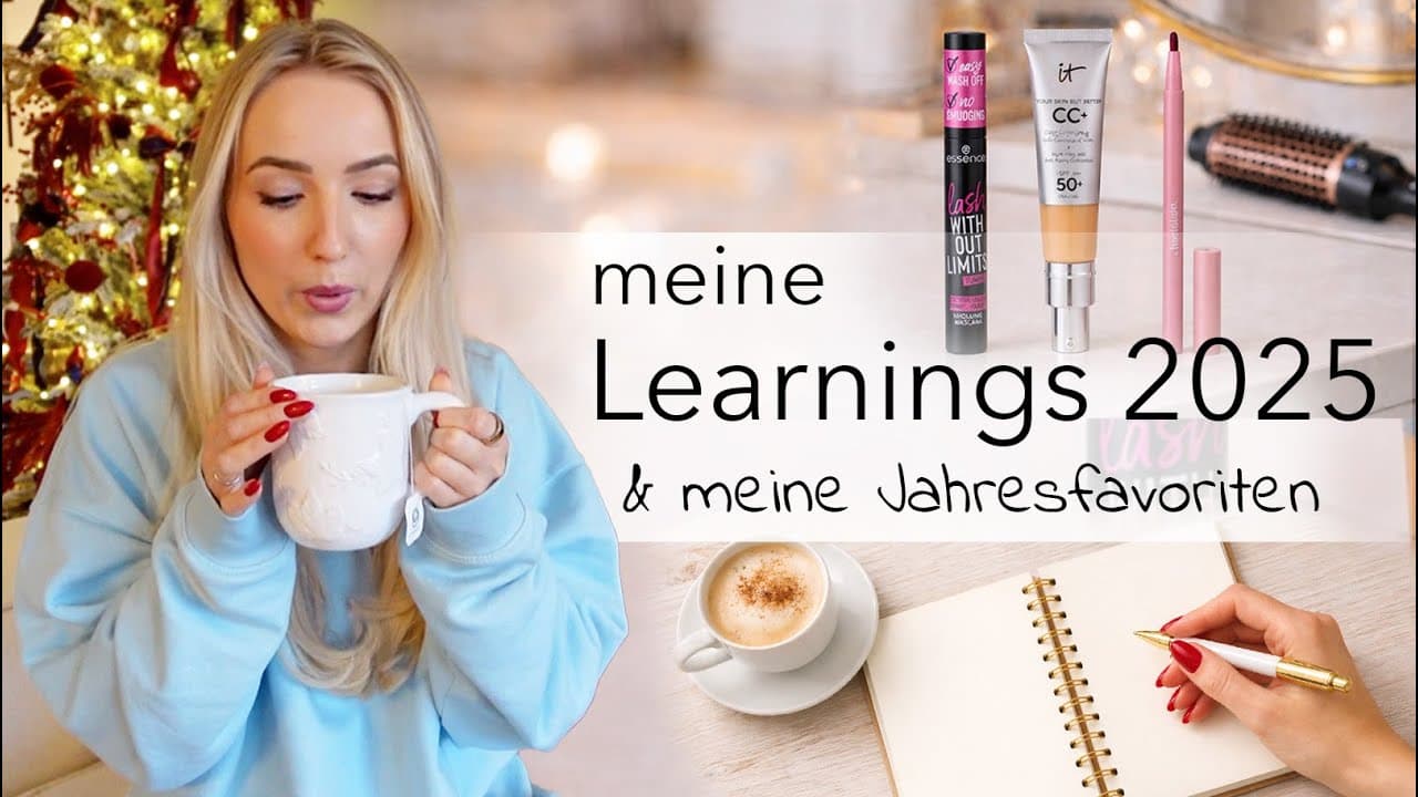 Lektionen, die ich 2025 gelernt habe - Rückblick, Jahresfavoriten & Vorsätze für 2026