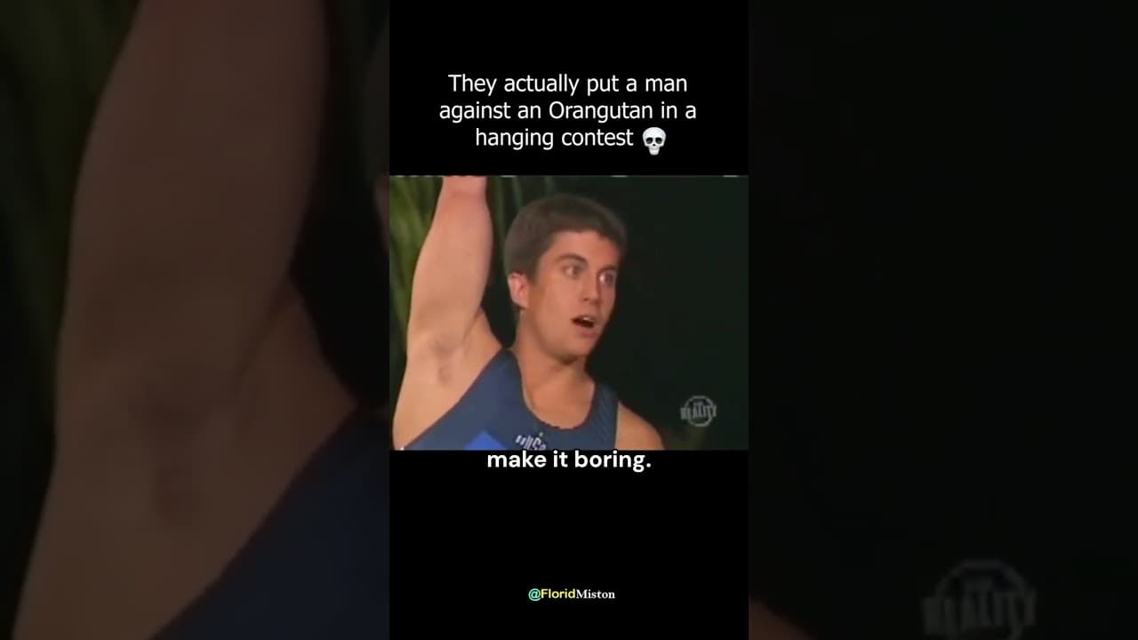 Man vs Beast In a Hanging Contest 😯