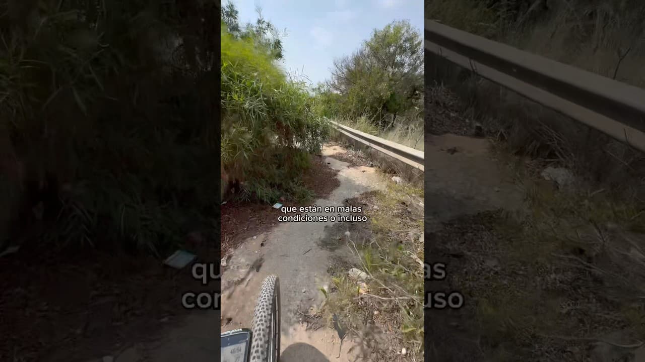 ¿Un carril bici en buenas condiciones y con su mantenimiento? Pues si…