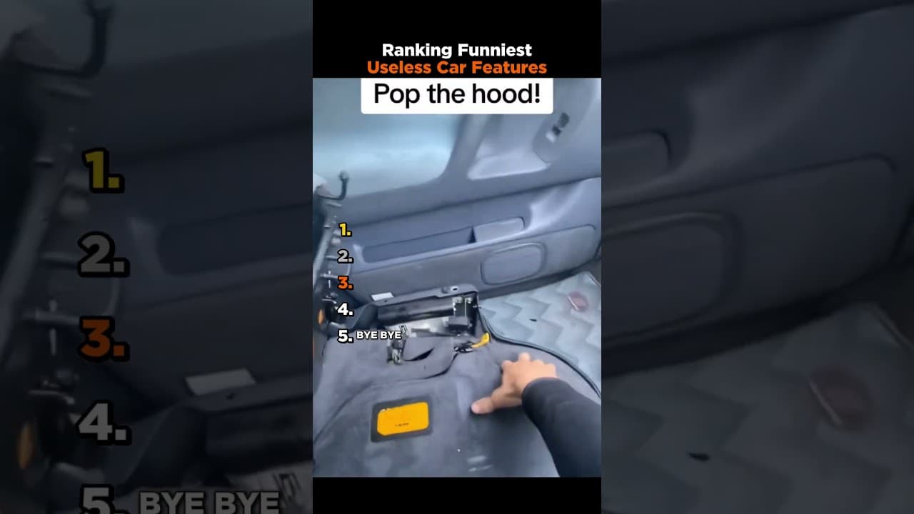 Ranking Funniest Useless Car Features