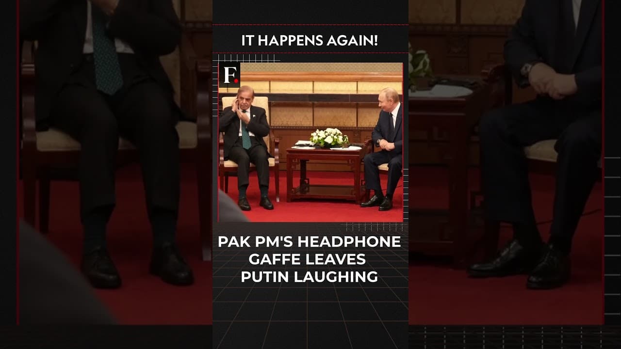 #FirstpostNews: Pak PM's Headphone Gaffe Leaves Putin Laughing | N18G
