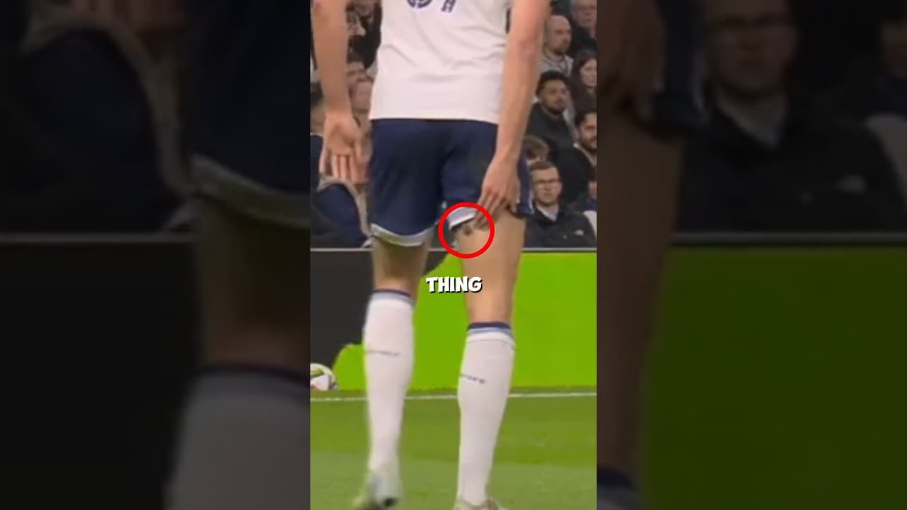 what is that thing that came out fromVan de Ven shorts? #football