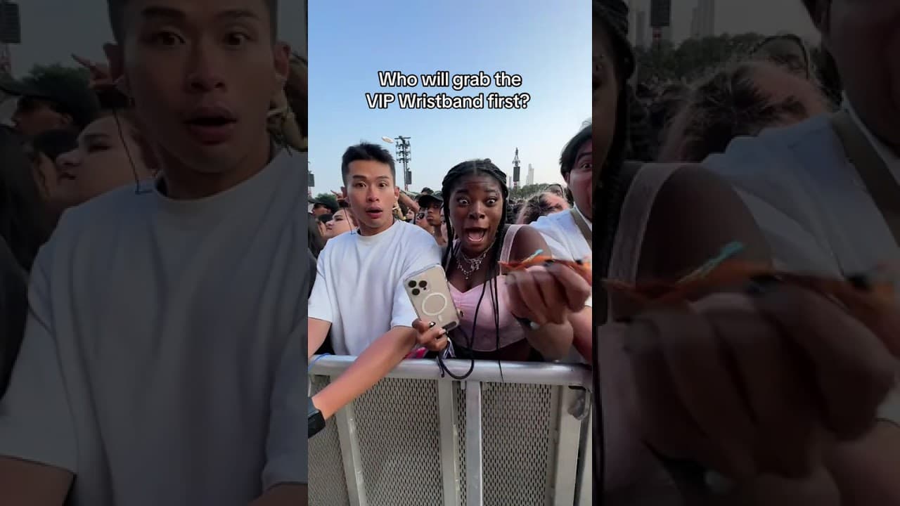 You won't BELIEVE her reaction when Lollapalooza gave her VIP!!!