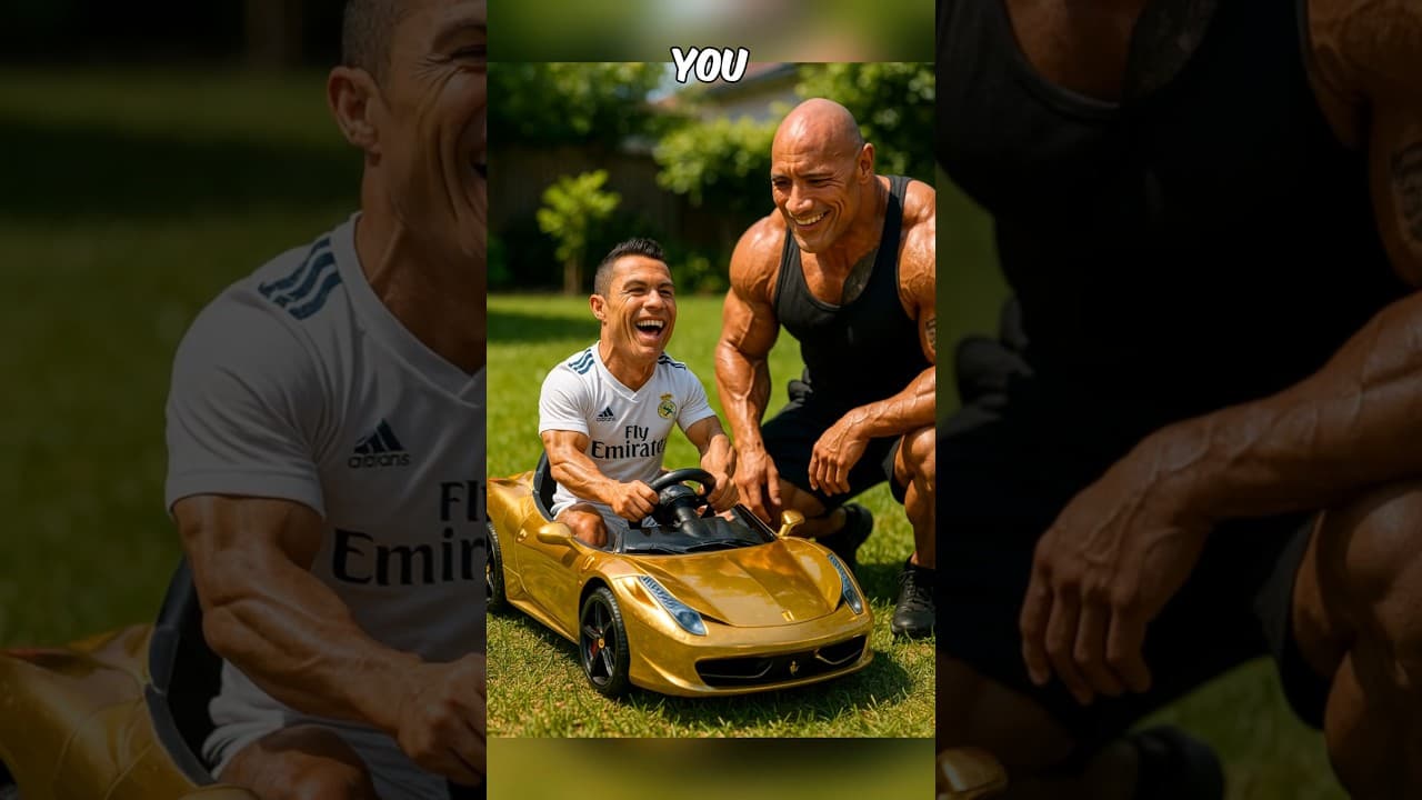 Messi Smashed Ronaldo's New Car 😱