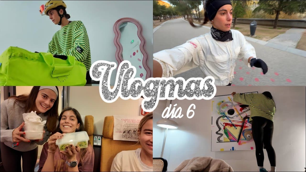 VLOGMAS 6 - Always running, un viernes bastante caótico y todo ready para Valencia!!