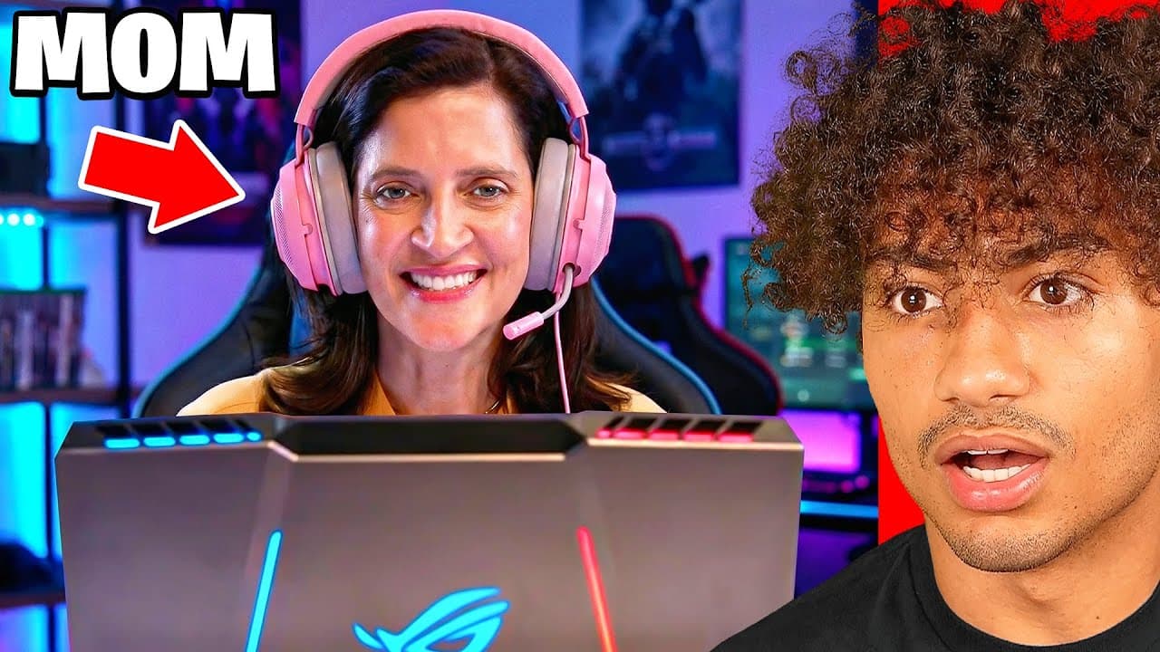 MOM BECOMES A GAMER FOR HER SON!