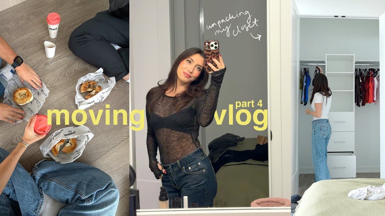 MOVING VLOG #4! Organizing my closets, visitors & celebrations!