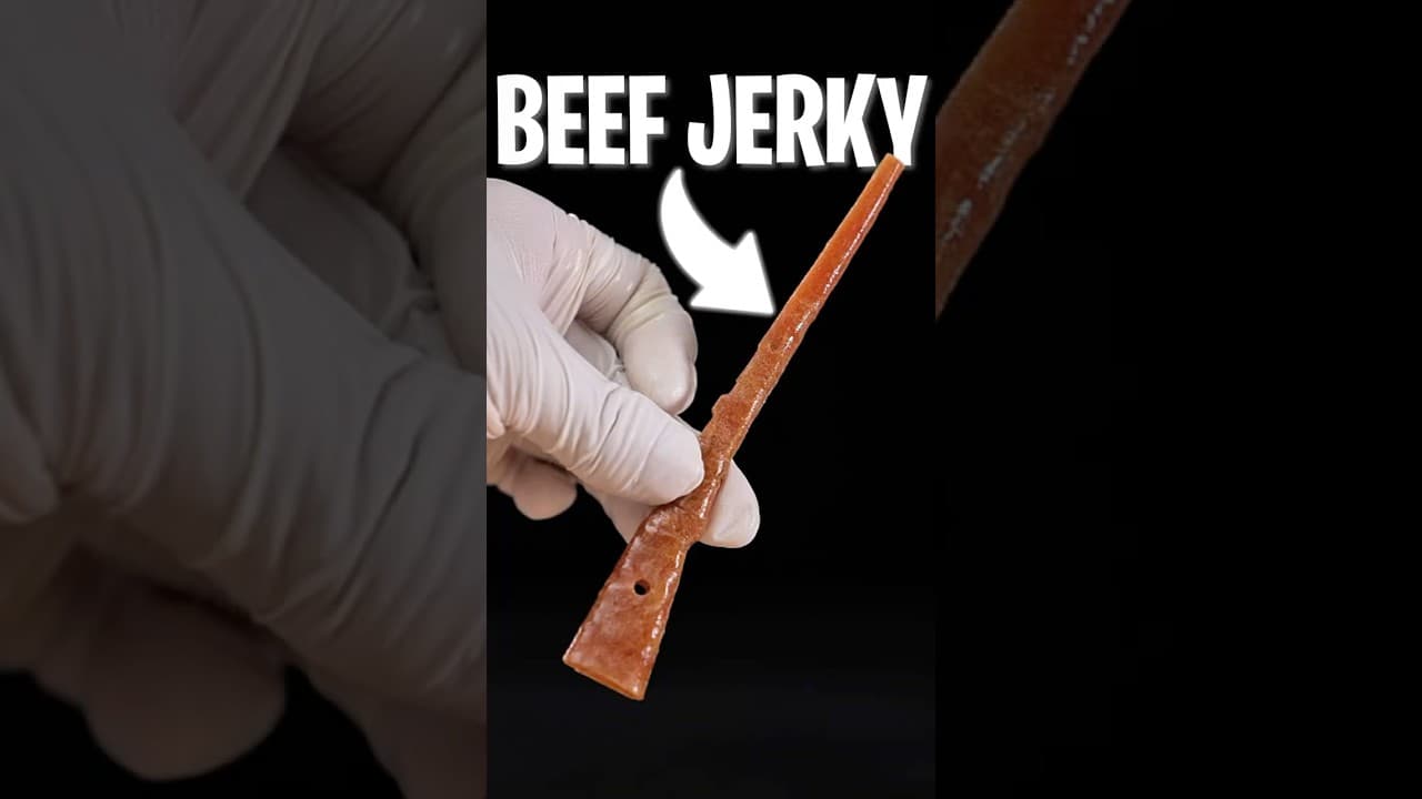 I made THIS with whole BEEF JERKY 🥩🛠️