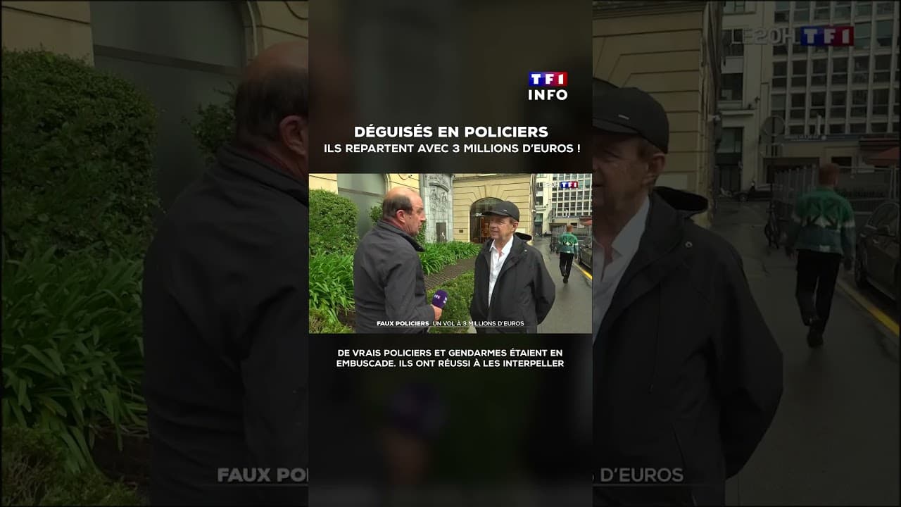 Comment de faux policiers ont détourné un camion chargé de parfums de luxe... ｜TF1 INFO
