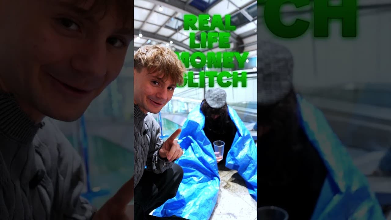 Falešný Bezdomovec ve Městě = REAL LIFE MONEY GLITCH 🧔🏻