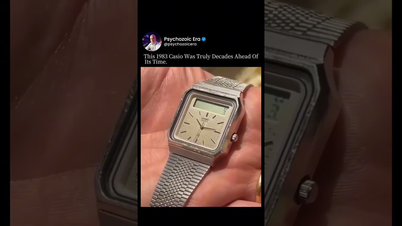 Most people think the smartwatch is a modern invention. They’re off by about 40 years