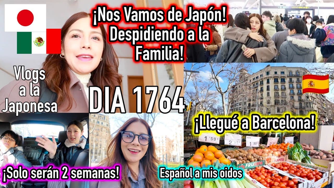 ¡Inicia mi VIAJE A ESPAÑA! 🇪🇸 + Largo Vuelo ✈️ Despidiendo a la Familia JAPÓN - Ruthi San ♡ 12-01-26