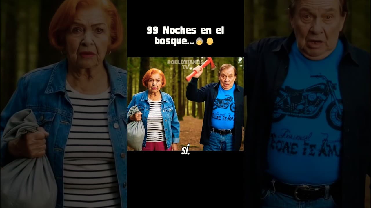99 noches en el bosque.. pero pasaron 50 años 😂 #roblox #robloxedit #99nochesenelbosque #shorts