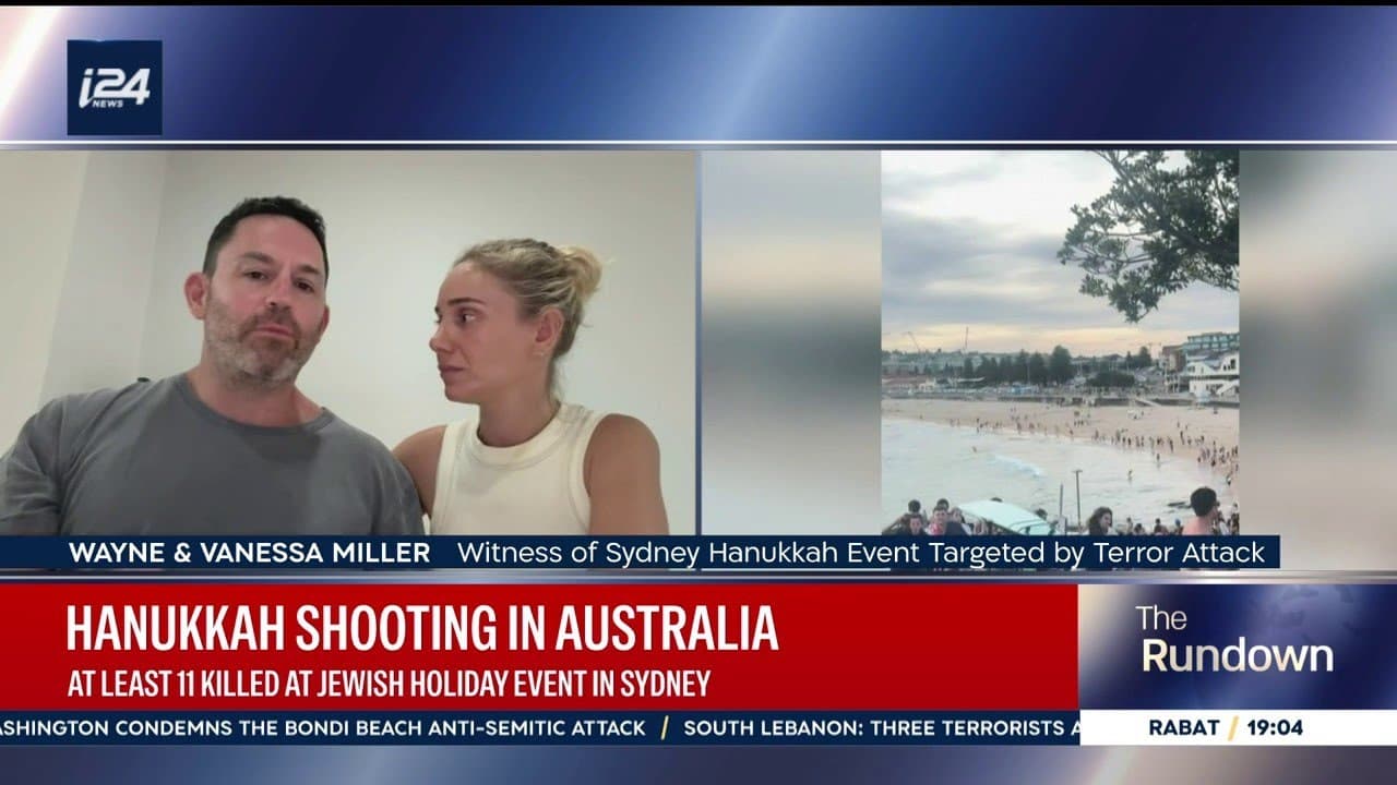 Survivors recount the horror: Hanukkah shooting in Australia
