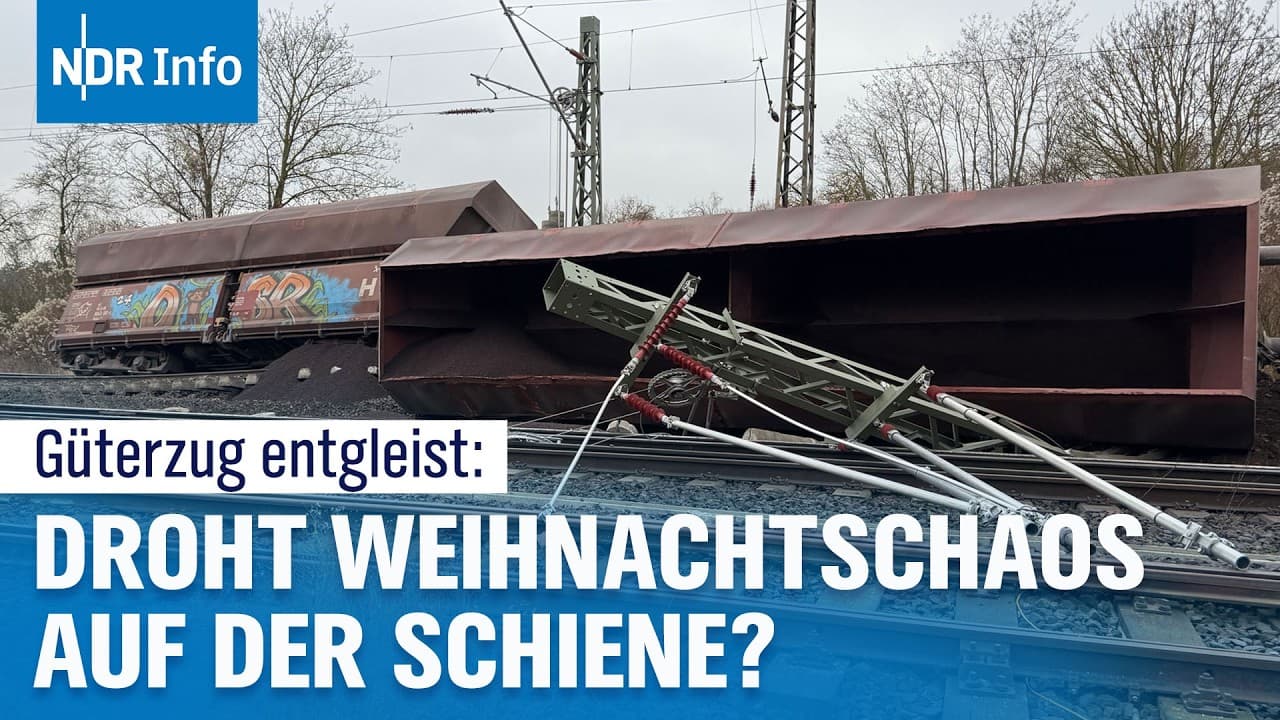 Bahn entgleist: Schwere Schäden an DB-Infrastruktur | NDR Info