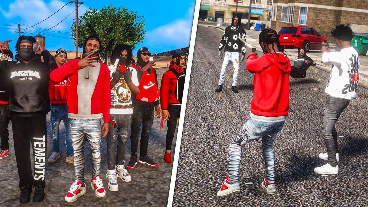 I started a GANG WAR in CHICAGO in GTA 5 RP..