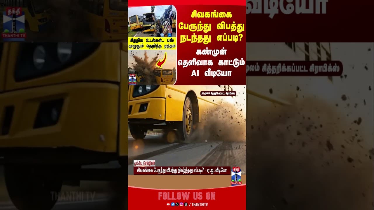 sivagangai | sivagangaibusaccident | busaccident | aivideo
