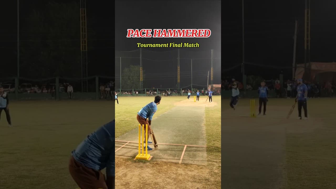 Pace HAMMERED 🔥💥 Tournament Final Match #cricket #t20 #ipl
