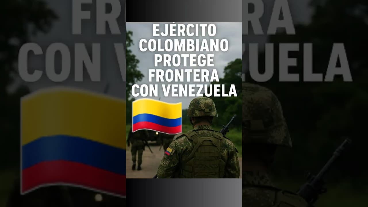 Ejercito colombiano avanza a proteger frontera colombia con venezuela #colombia #noticiasdecolombia