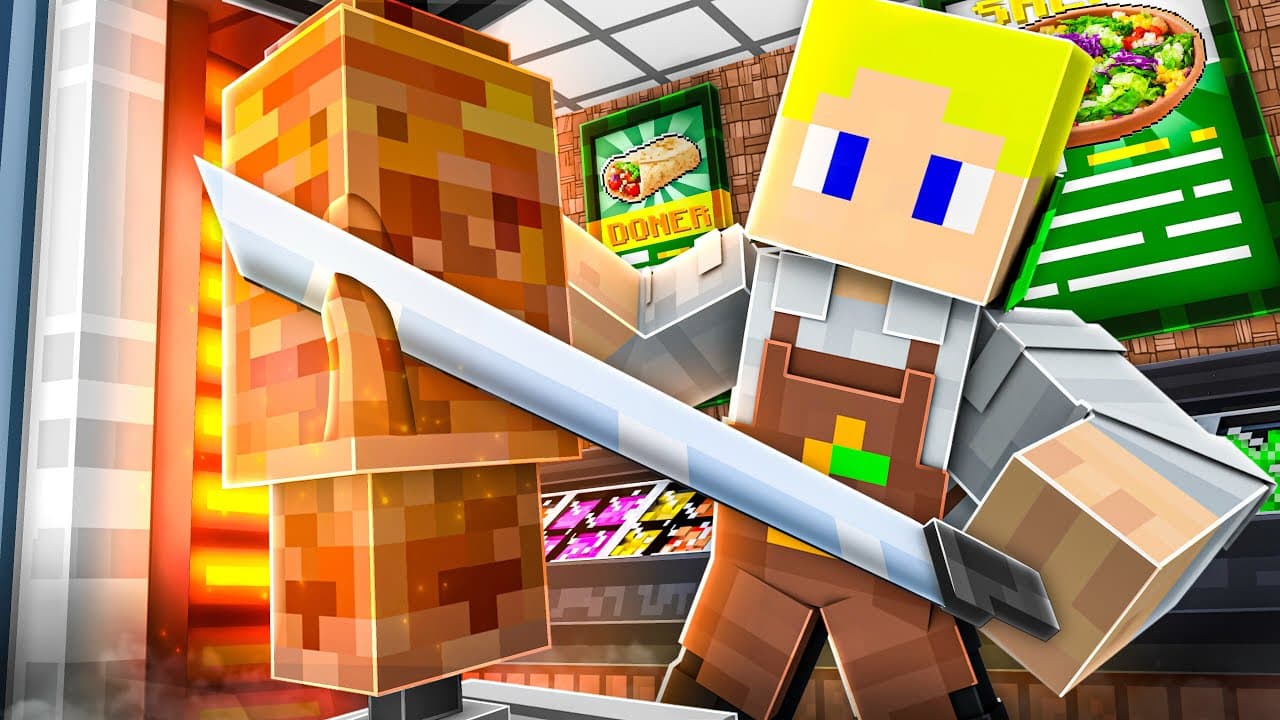 Minecraft, de NYITOK EGY GYROSOZÓT!!!