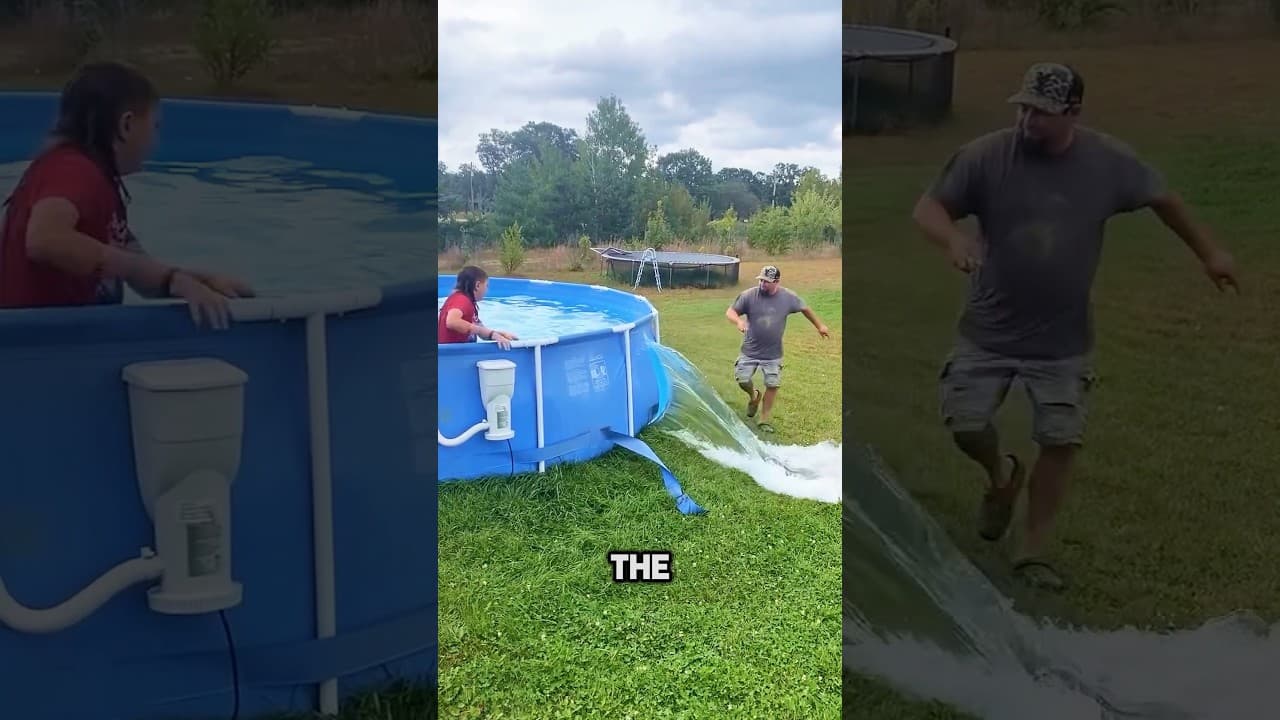 Amazing way to say goodbye to your swimming pool
