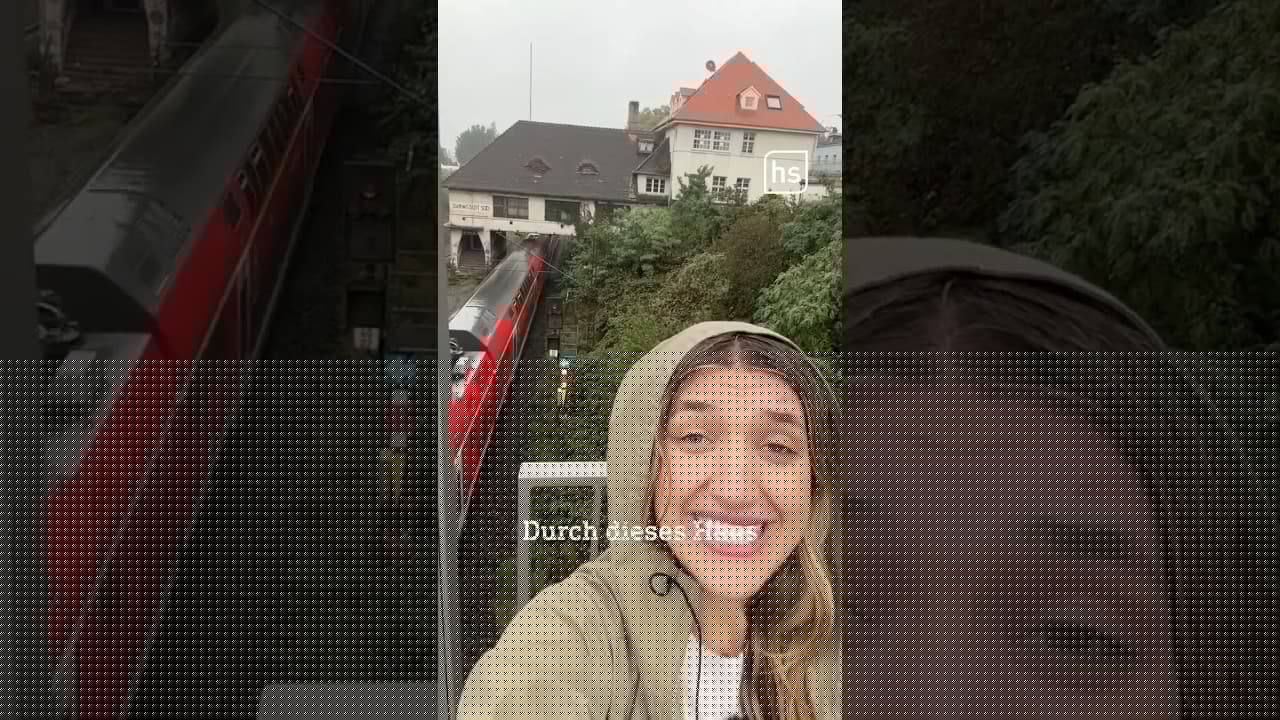 Studis wohnen in altem Bahnhof #shorts #hessenschau