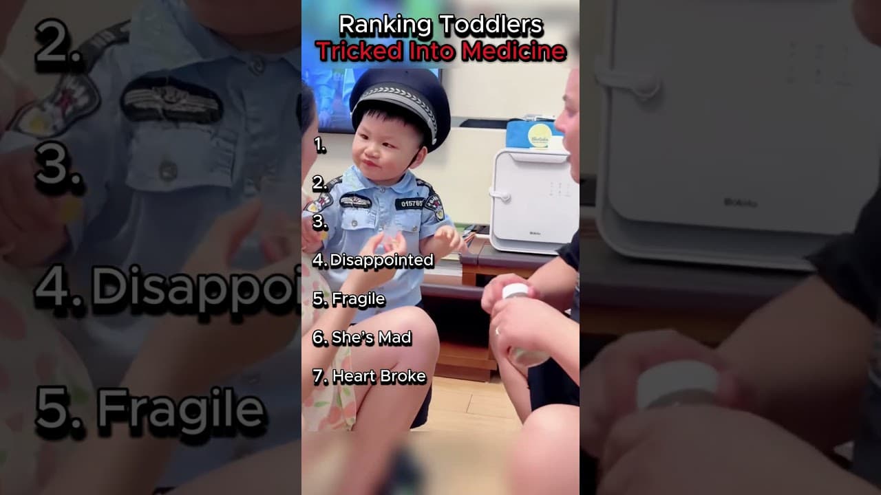 Ranking Toddlers Tricked Into Medicine