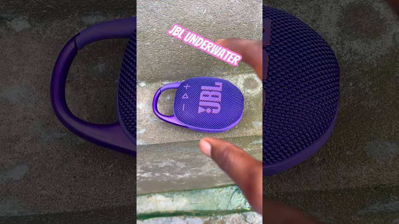 My JBL under water
