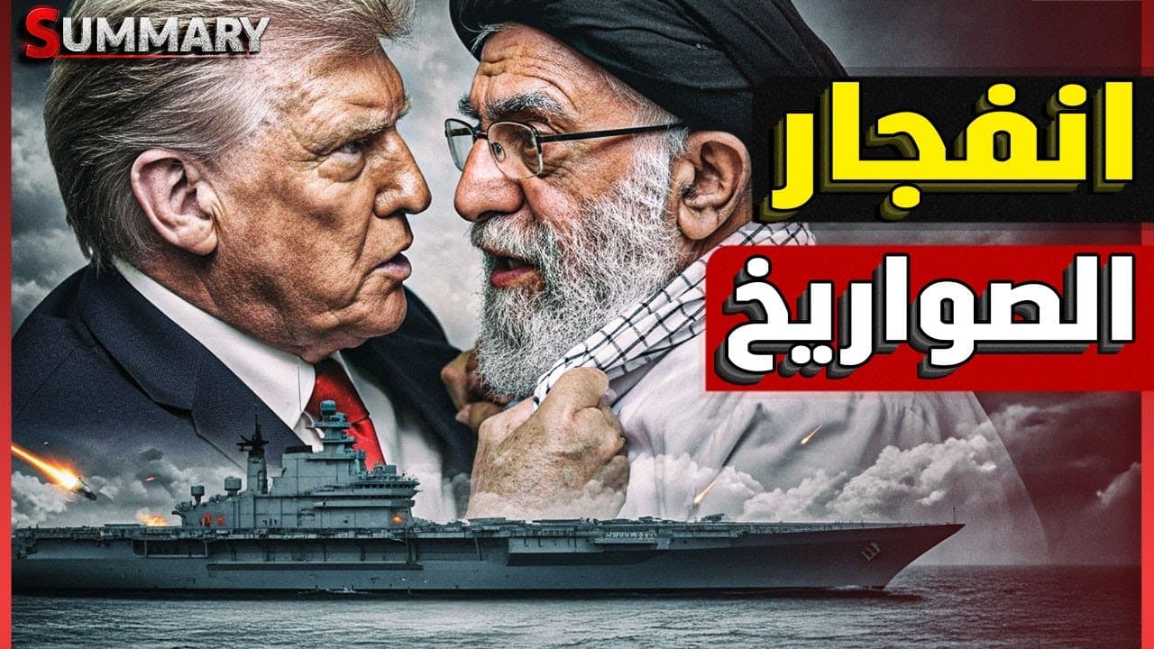 ترامب يتخذ قرار بنسف النظام الإيراني و ايران تعرض صور حاملة الطائرات الأمريكية قبل الضرب